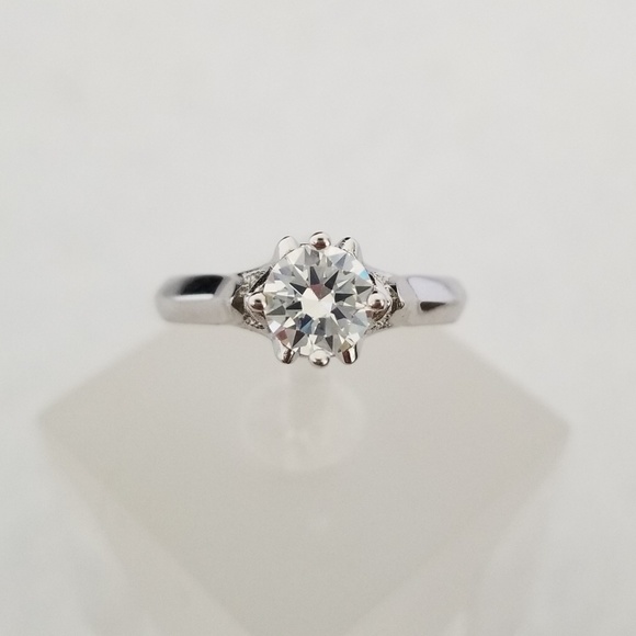 Sterling 1ct TW Butterfly Solitaire - Picture 4 of 8